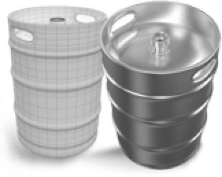 Barrel of beer